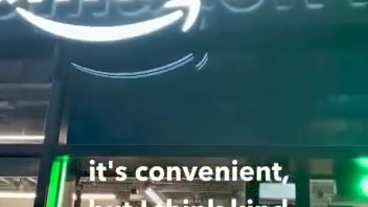 Amazon store in London, the future of grocery shopping (2 minutes)