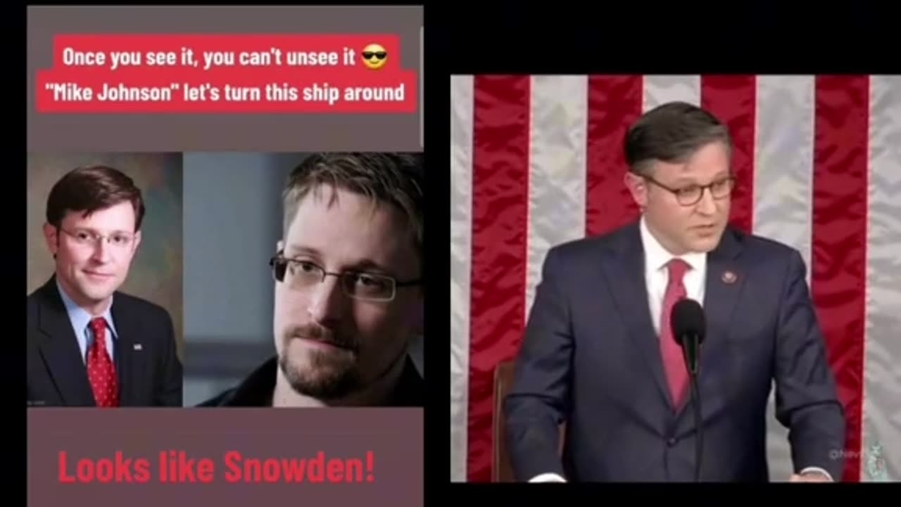 IS MIKE JOHNSON / EDWARD SNOWDEN