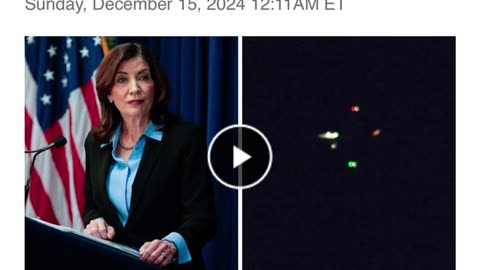 Kathy Hochul acknowledges Drone Sightings that shut down NY Airport!?