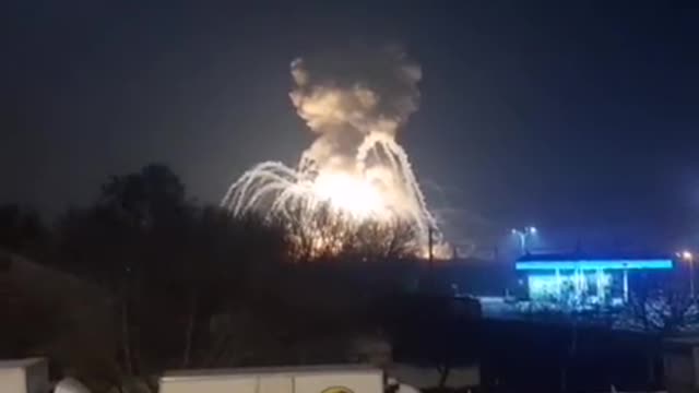 Explosions in the village of Krasnopolye