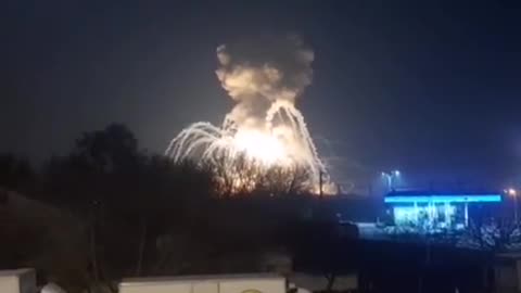 Explosions in the village of Krasnopolye