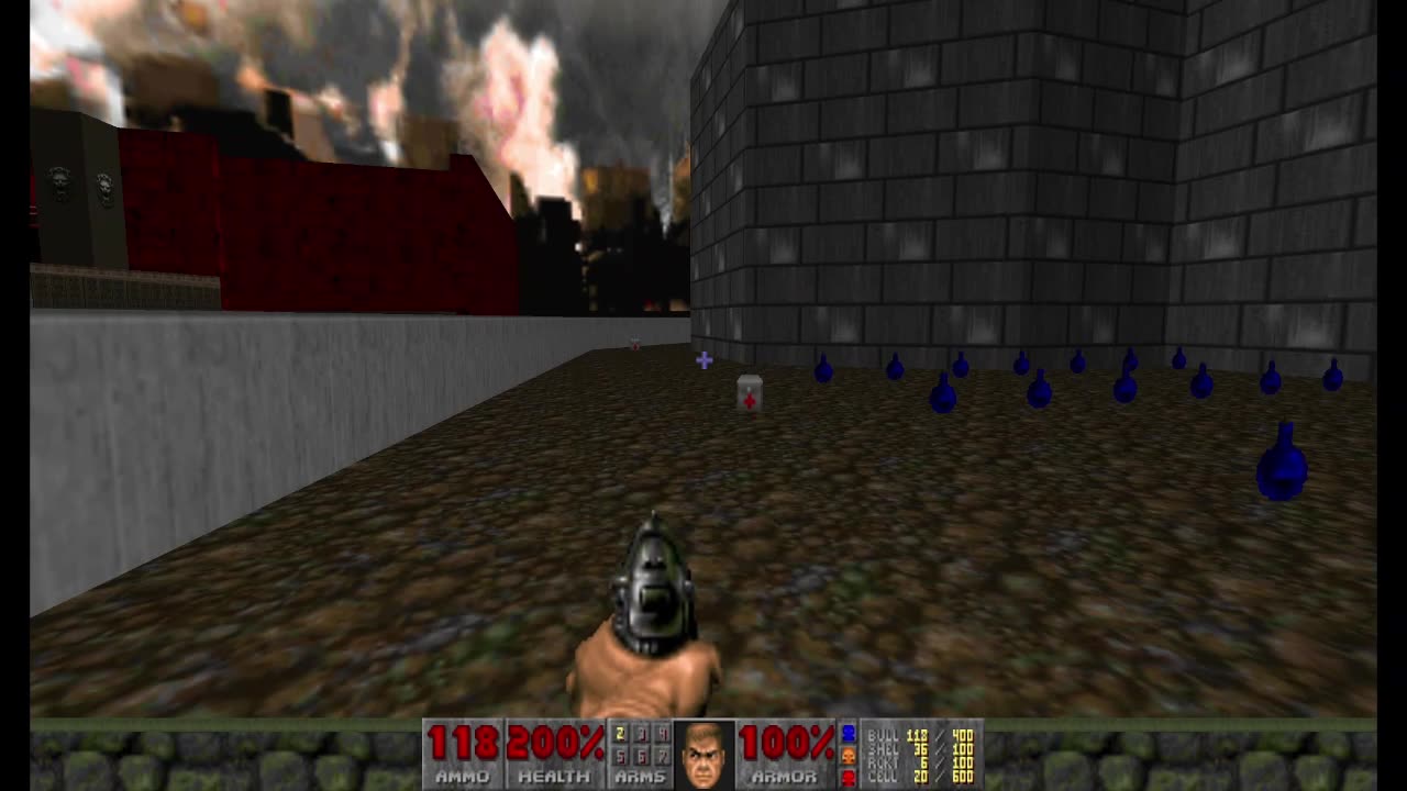 Doom 2 - Hell on Earth - The Citadel (MAP19) - All secrets