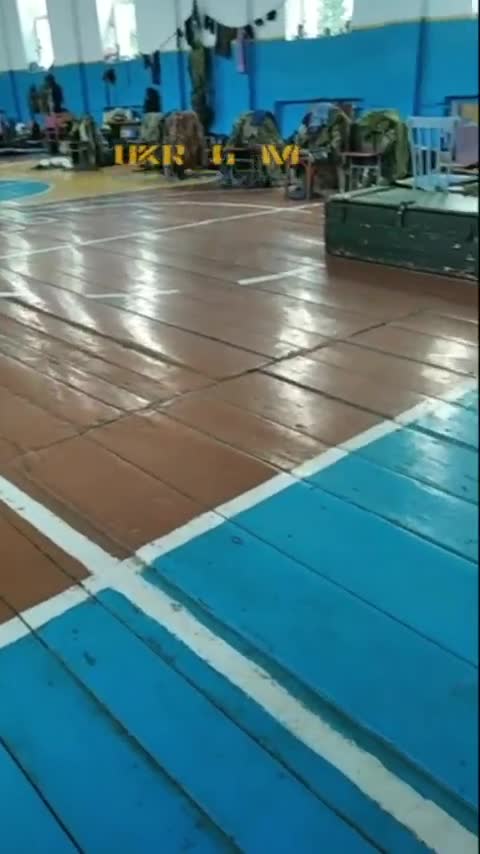 Ukraine: Ukraine military storing supplies and hiding inside a school