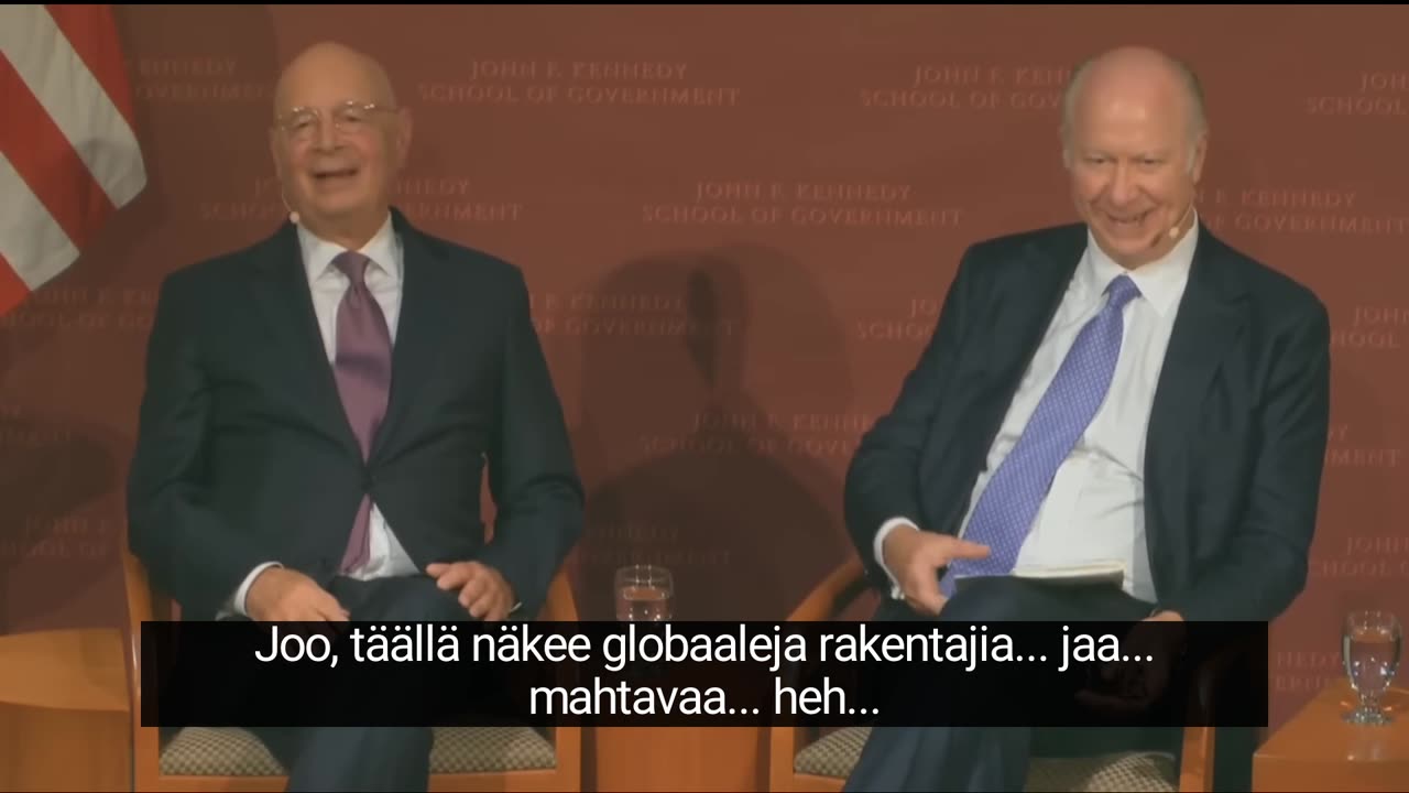 Klaus Schwab 2017 "We penetrate the Cabinets"