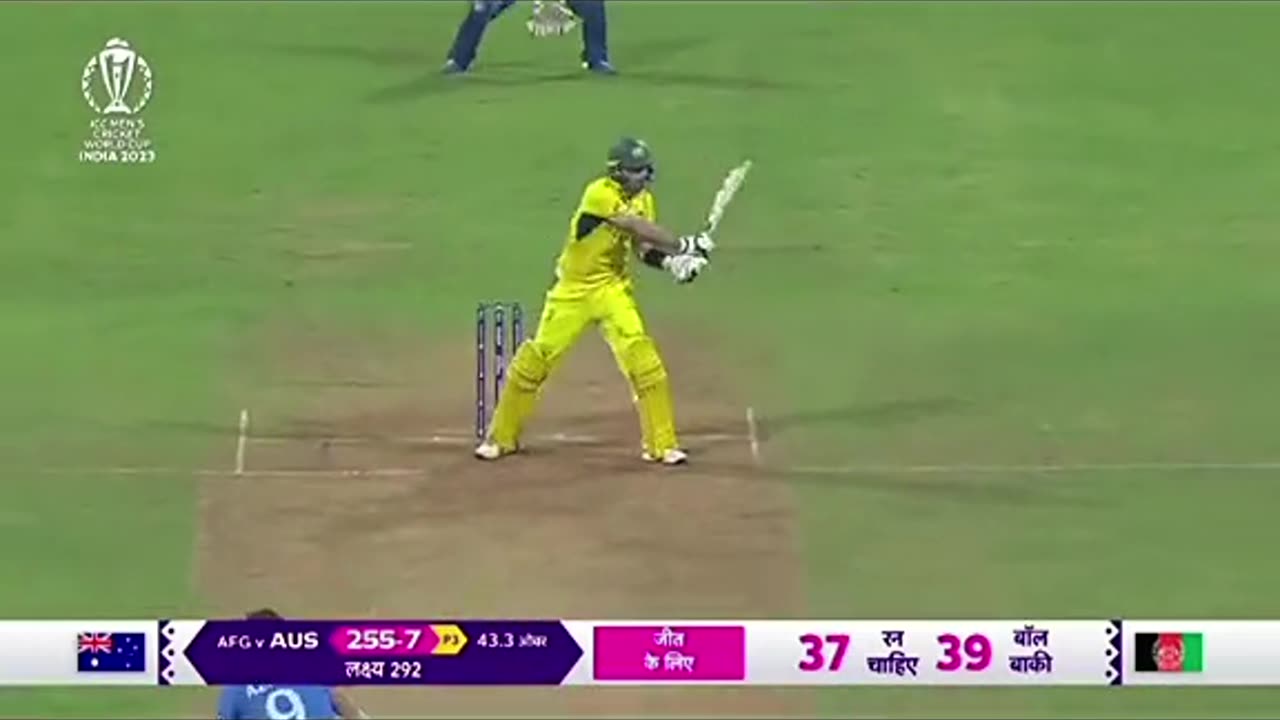 Maxvel smashed Afghanistan in Odi icc worlcup