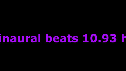 binaural beats 10.93 hz