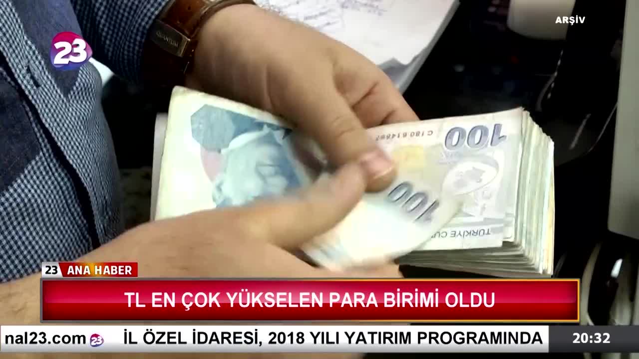 TL EN ÇOK YÜKSELEN PARA BİRİMİ OLDU