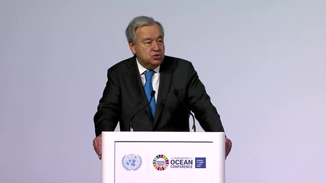 U.N. chief Guterres warns of 'ocean emergency'