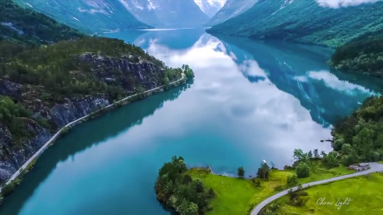 FLYING OVER NORWAY (4K UHD) - Relaxing Music Along With Beautiful Nature Videos - 4K Video HD