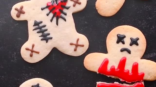 Run! Run! As fast as you can, or else you'll end up like these gingerbread men. #halloweentreats