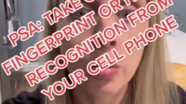 PSA From Military Lawyer: Take Your Fingerprint And Facial Recognition Off Your Phone