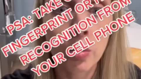 PSA From Military Lawyer: Take Your Fingerprint And Facial Recognition Off Your Phone