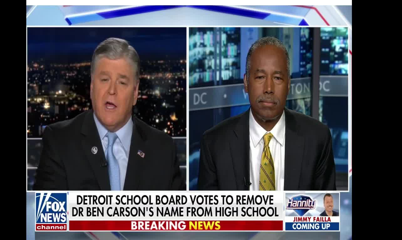 Detroit school board cancels Ben Carson