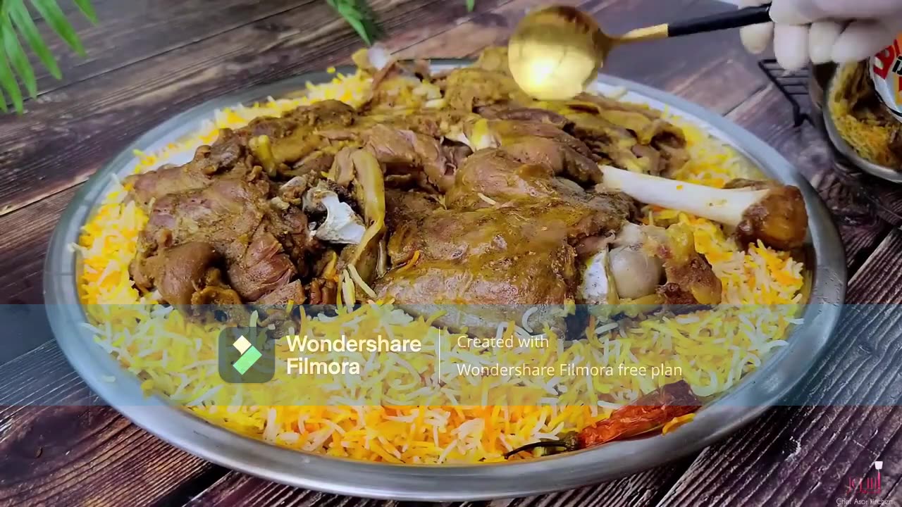 مندى اللحم __ فى قدر الضغط __ نفس طعم المطاعم Mutton Mandi __ in pressure cooker #viral #food