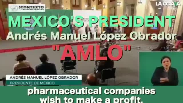 Mexican President: We Won't Be Held Hostage By Big Pharma