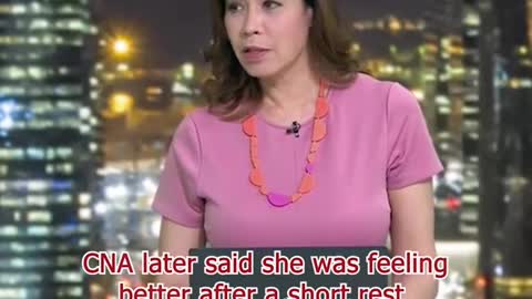 CNA presenter Julie Yoo faints during live broadcast due to dehydration
