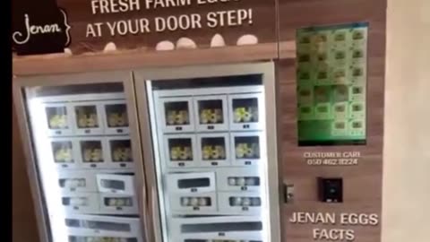 Get fresh eggs anytime with our vending machine!