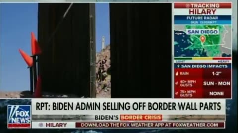 UNBELIEVABLE: Biden Begins Selling Border Wall Materials