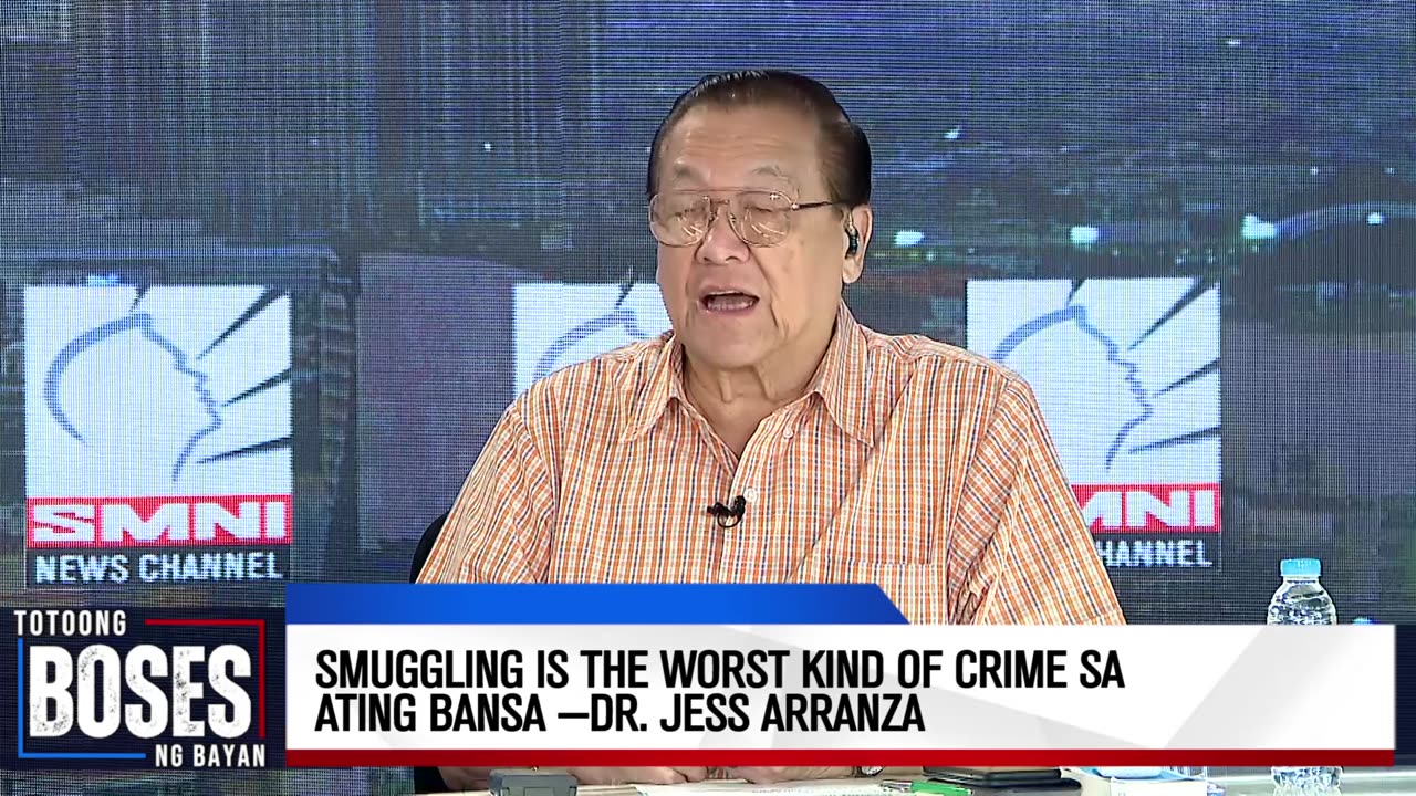 Smuggling is the worst kind of crime sa ating bansa —Dr. Jess Arranza