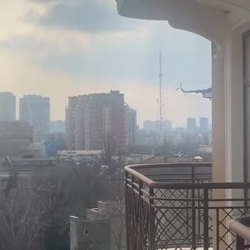 Mi-8 Air Force of Ukraine delivers the wounded to the military hospital in Odessa