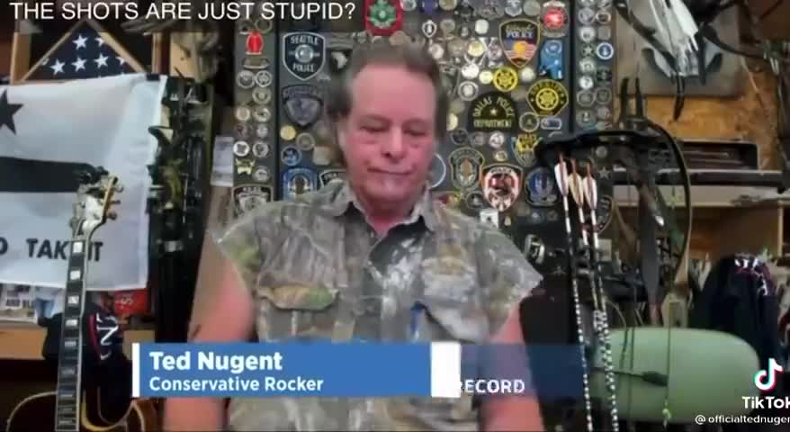 Ted Nugent peaking to the sheeple.