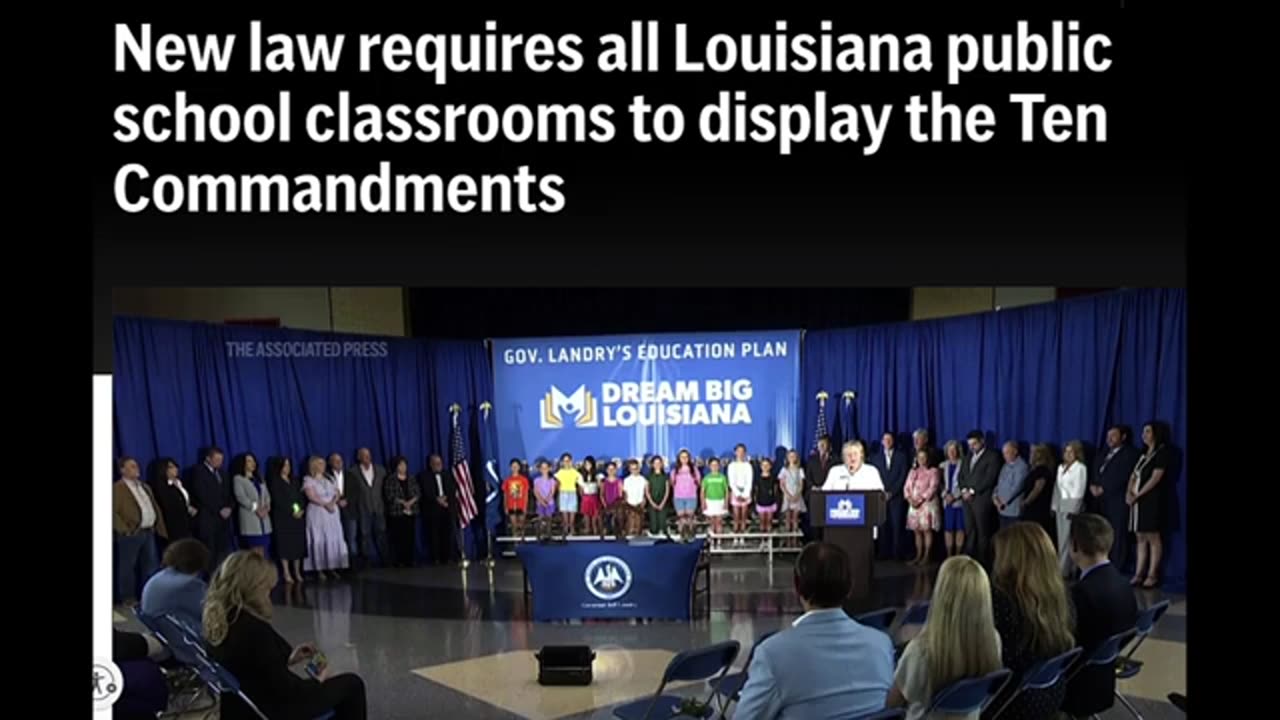 DIVIDE- CONQUER- - DECEIVE- 10 COMMANDMENTS NOW MANDATED BY LAW TO BE IN LOUISIANA PUBLIC SCHOOLS