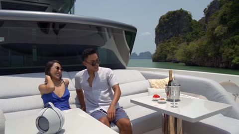 Sanlorenzo SX76 Cruising in Phuket, Thailand