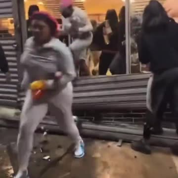 Why is it always 90% Black people looting shops? serease question