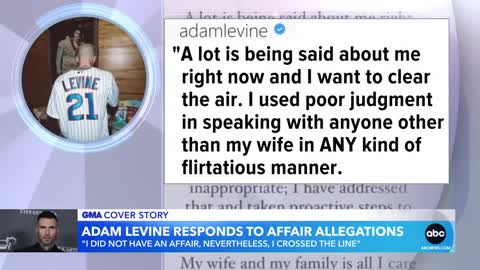 Adam Levine denies affair accusations l GMA