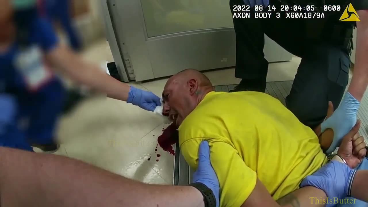 Aurora police released body cam video showing handcuffed suspect being thrown to ground