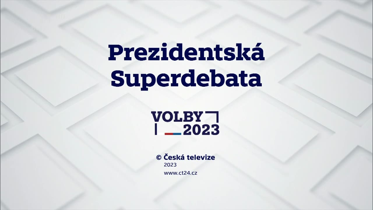 Superdebata - Prezidentské volby 2023 - Česká televize