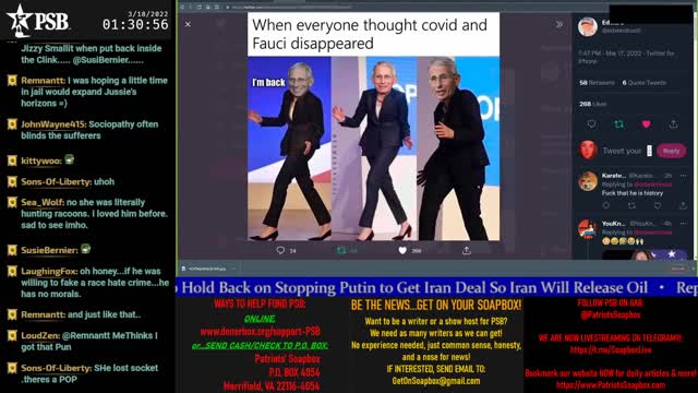 2022-03-18 01:00 EDT - A Dose of Truth: with Digital Warrior
