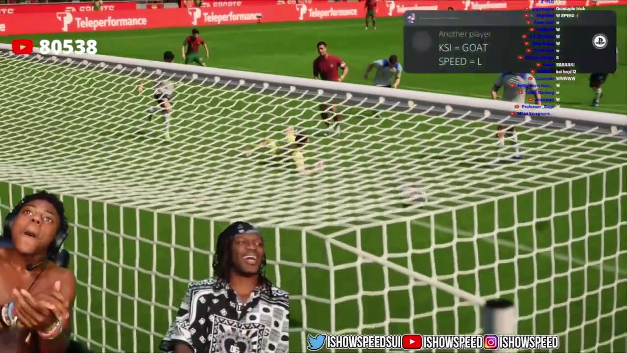 ISHOWSPEED vs KSI $50,000 FIFA MATCH #ishowspeed #ksi #fun #trending