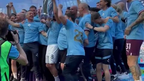 Manchester is blue 💙 And your Premier League 2023 champions… Manchester City!🏆