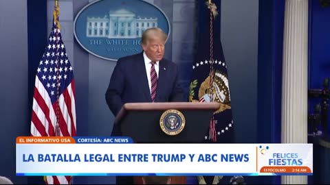 Trump le gana la batalla a ABC News tras demanda por difamación