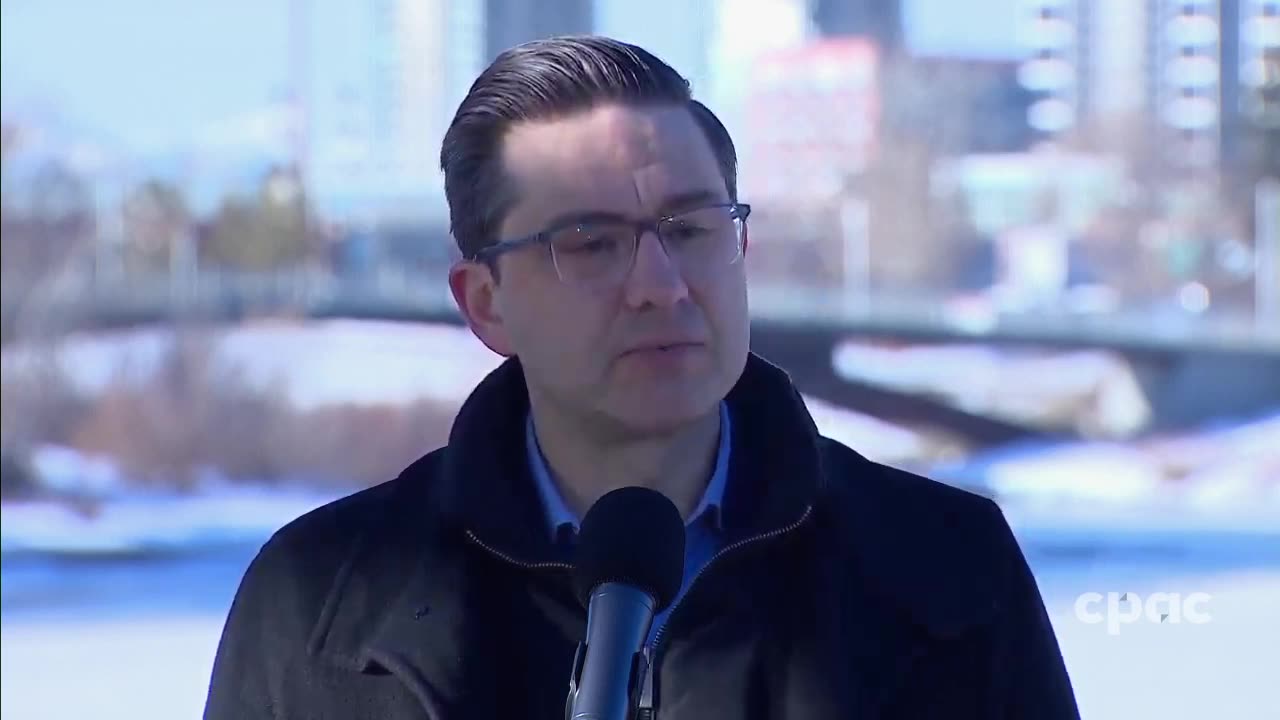 Canada: Conservative Leader Pierre Poilievre holds a news conference in Calgary – February 15, 2023