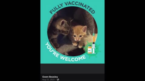 She said "You're welcome" for being vaccinated. The delusional idiot dies from the vaccine.