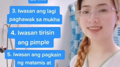 Paano mawala ang PIMPLES limang paraan na dapat iwasan at gawin