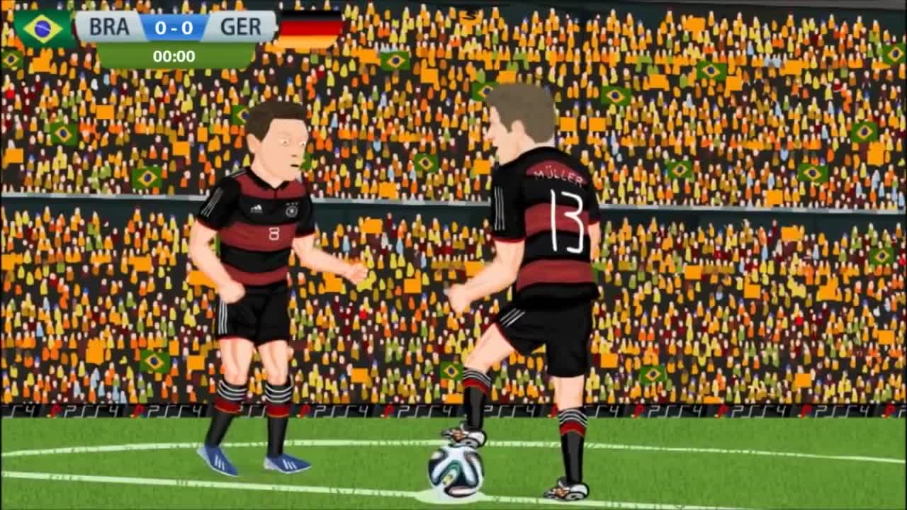 Brazil 1-7 Germany Parodia