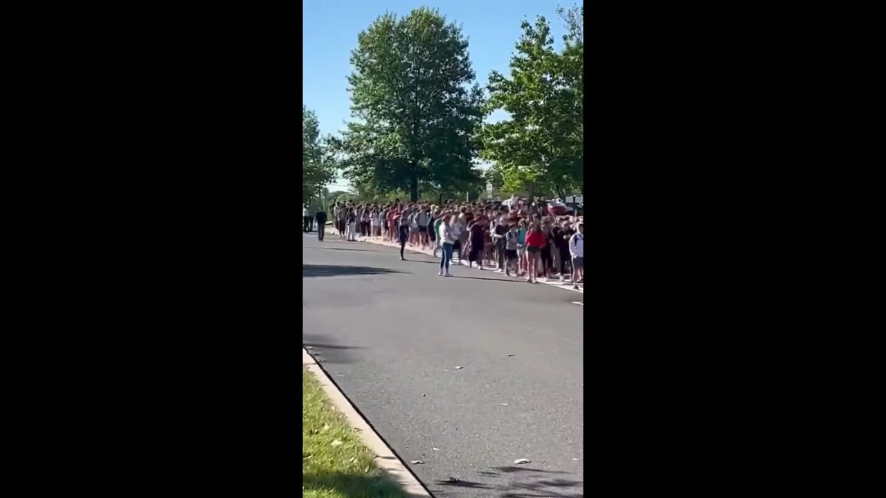 High School kids walk out to protest transgender bathroom rules