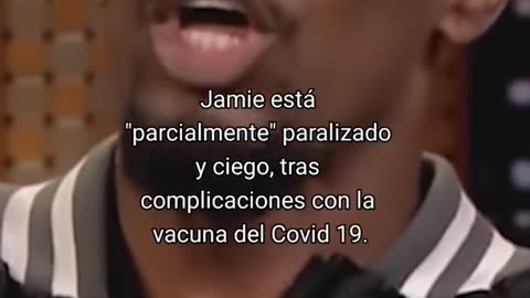 Jamie Foxx Actor, lesionado por vacuna