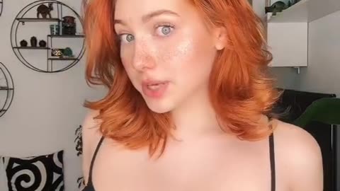 Russian in Black dress viral #red #head #redhead #redhair #viral #rumble