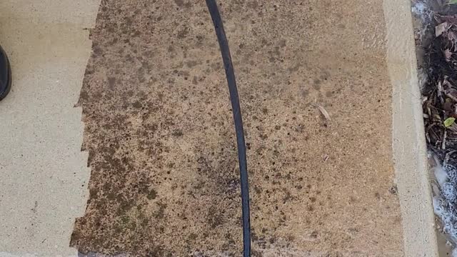 Satisfying pressure washing path
