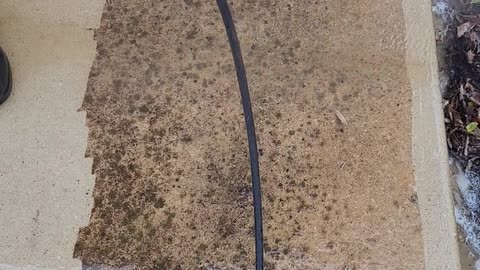 Satisfying pressure washing path