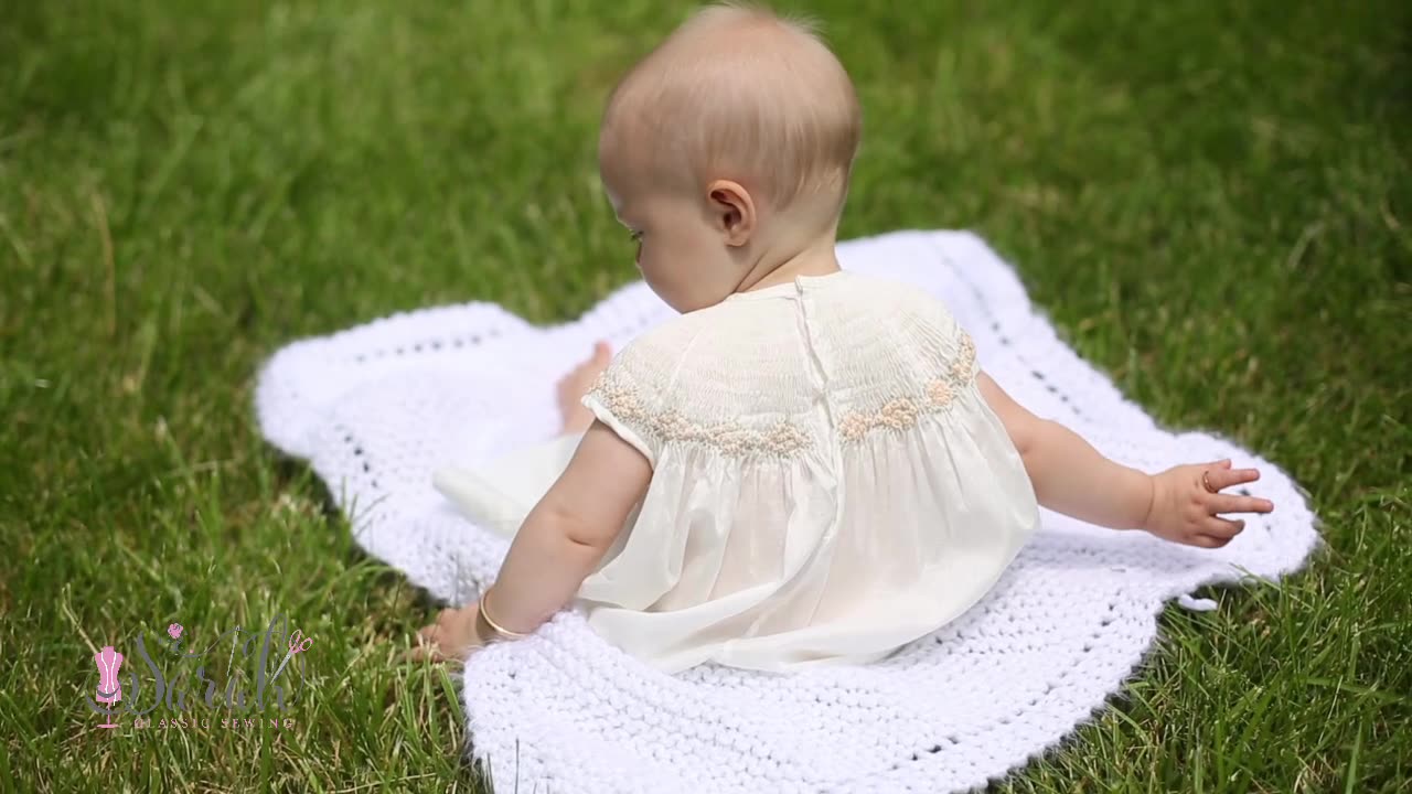 beautiful classic bound sleeve smocked bishop sewing tutorial