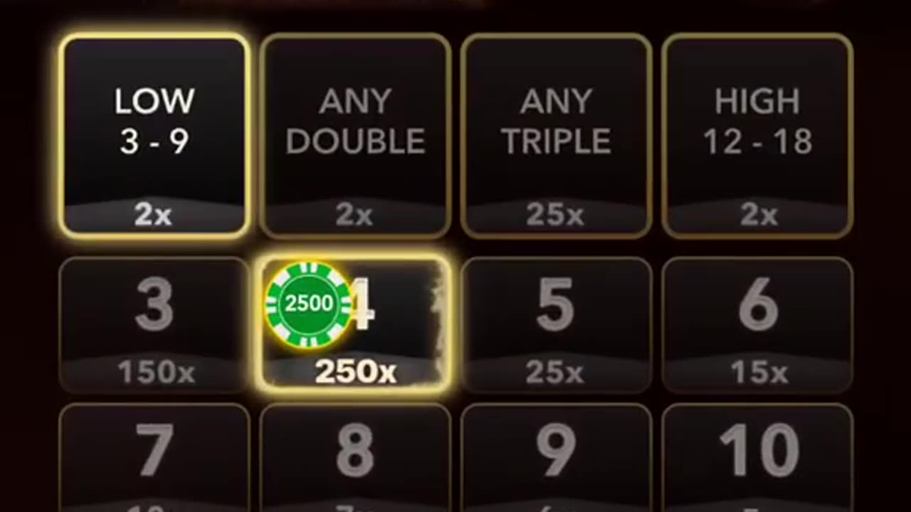 LIGHTNING DICE | EVO | 250x & 100x nakuha ko