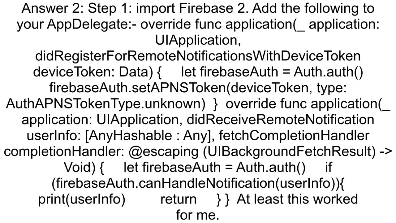 Firebase SMS Verification on iOS 39Token Mismatch39