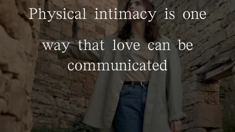 Physical intimacy is one way that can be communicated💋♦♦||Love is all about trust and emotions