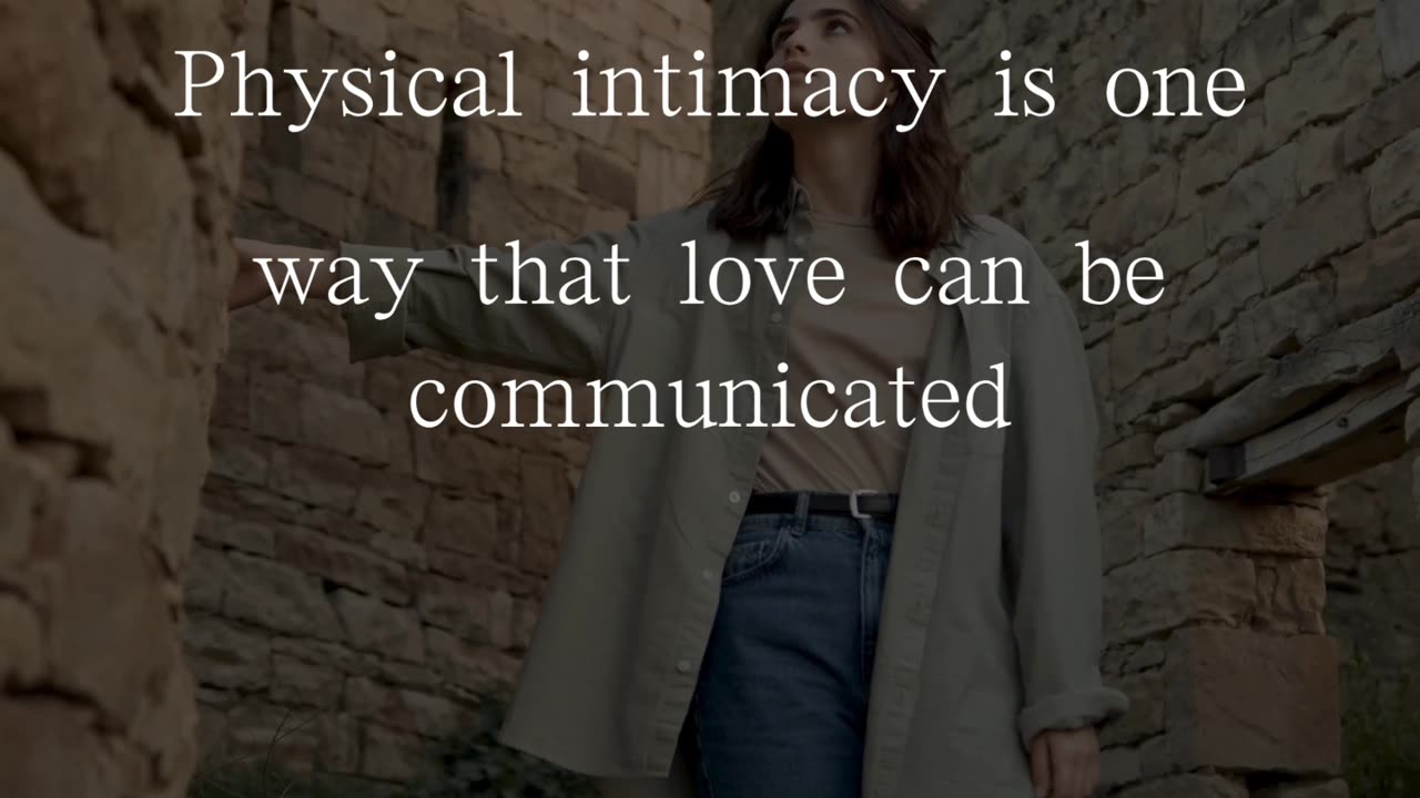 Physical intimacy is one way that can be communicated💋♦♦||Love is all about trust and emotions