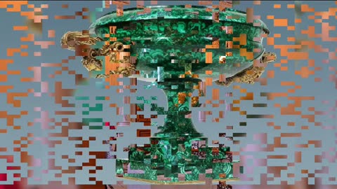 Malachite Flower vases